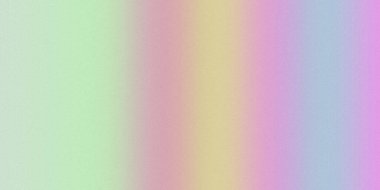 Soyut bir pastel gradyan yeşil, sarı, pembe ve mor hafif tahıl dokusuna sahip yumuşak geçiş özelliklerine sahiptir..