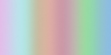 Yayılmış bir pastel gradyan ince bir görsel ilgi ekleyen ince bir tahıl dokusu ile pembe, mavi, yeşil ve mor karışımları gösterir..