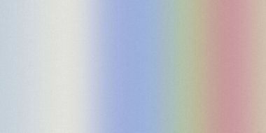 Solmuş bir gökkuşağı gradyanı yumuşak mavileri, yeşillikleri ve pembeleri nazik, atmosferik bir his için ince bir tahıl dokusuyla harmanlar..