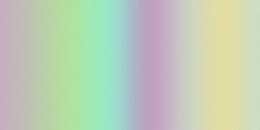 Nazik bir pastel gradyan yumuşak yeşillikleri, turkuvazı, moru ve sarıyı ince bir tahıl dokusuyla harmanlar..