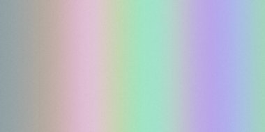 Soluk pembeden yeşil ve mor renge dikey geçiş gösteren yumuşak bir pastel gradyan. İnce bir tahıl dokusu ince detaylar ekliyor..