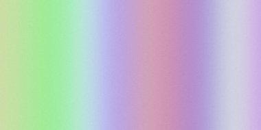 Yumuşak yeşil, mor ve pembe değişimlere sahip yumuşak bir pastel gradyan. İnce benekli tahıl dokusu var..