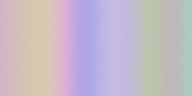Yumuşak bir pastel gradyan yumuşak sarı, mor ve yeşil renkler içerir ve ince bir tahıl etkisi yaratarak pürüzsüz ve yayılmış soyut bir zemin oluşturur..