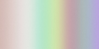 Hafif bir pastel gökkuşağı gradyanı soluk pembeden yumuşak yeşile ve lavantaya doğru akar, ince bir tahıl dokusu ile kaplanır..