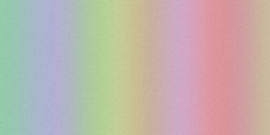 Yumuşak bir pastel eğimli geçiş, yeşilden mora ve pembeye ince bir tahıl dokusuyla. Net detaylar ve canlı renkler görsel cazibeyi artırır.