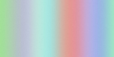 Yumuşak bir pastel gradyan, yeşil, deniz mavisi, pembe ve mor renkli, ince bir kum dokusu sergiliyor. Renkler, rüya gibi ve atmosferik bir görünüş için düzgün bir şekilde harmanlanmış..