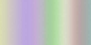 Açık sarı ve mor 'dan yeşil ve maviye hafif tahıl dokusuyla yumuşak bir değişim..