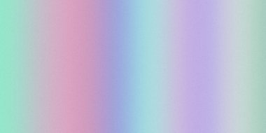 Yumuşak bir pastel gradyan geçişi, nane yeşilinden pembe ve mora, ince bir tahıl dokusuyla, rüya gibi ve soyut bir zemin oluşturur..