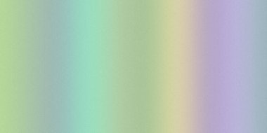 Sönük bir pastel gradyan yeşil, sarı ve mor renkte ince bir tahıl dokusuna sahip yumuşak geçiş özelliklerine sahiptir..