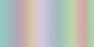 Sönük bir pastel gradyan, benekli tahıl dokusuyla deniz mavisi, krem, lavanta ve yeşil renklere sahiptir..