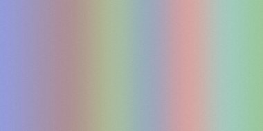 Sönük bir pastel gradyan mavi ve mor renkten yeşil ve pembeye akar, ince benekli bir buğday dokusuna sahiptir..