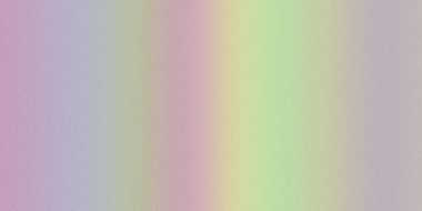 Soluk bir gökkuşağını andıran yumuşak bir pastel gradyan yumuşak pembe, sarı, yeşil ve ince bir kumlu dokuya sahiptir..