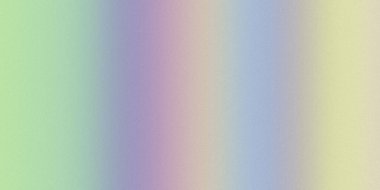 Yeşiller, morlar, maviler ve sarılar arasında ince bir hububat dokusuna sahip yumuşak bir pastel değişim..