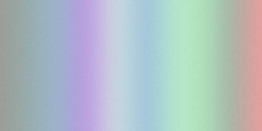 Yumuşak bir pastel gradyan mavi, mor, yeşil ve pembeyi ince bir tahıl dokusuyla harmanlayarak rüya gibi ve dağınık bir zemin sunar..