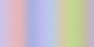 Yumuşak bir pastel gradyan mor, mavi, yeşil ve pembeyi ince bir tahıl dokusuyla harmanlar. Net detaylar ve canlı renkler görsel cazibeyi artırır.