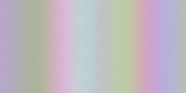 Pembe, yeşil ve lavanta arasında ince bir tahıl dokusuna sahip yumuşak bir pastel eğimli geçiş, nazik ve soyut bir arkaplan sunar..