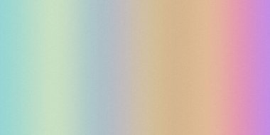 Yumuşak bir pastel gradyan gri, yeşil, turuncu ve mor karışımı ince bir tahıl dokusuyla harmanlar. Net detaylar ve canlı renkler görsel cazibeyi artırır.