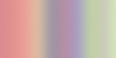 Şeftali ve pembeden lavantaya, mora ve ince tahıl dokusuyla soluk yeşile yumuşak bir pastel değişim..