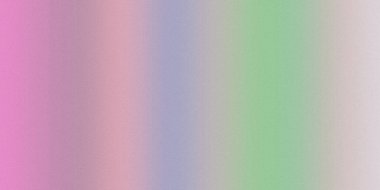 Yumuşak bir pastel gradyan pembe, mor, mavi ve yeşil ince bir kumlu dokuya dönüşüyor. Renkler rüya gibi bir arkaplan için pürüzsüzce harmanlanır.