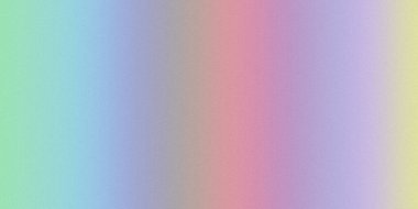 Gökkuşağı renginin yumuşak bir gradyanı ince bir tahıl dokusuyla yumuşak ve rüya gibi bir zemin oluşturur..