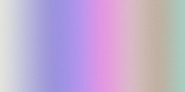 Yumuşak, pastel eğimli bir arka plan ve ince bir tahıl dokusu. Renkler pürüzsüz bir şekilde açık griden mor, pembe ve biraz da yeşil renge dönüşür..