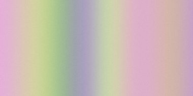 Yumuşak bir pastel gradyan yeşil, mor ve pembe renkleri ince bir tahıl dokusuyla harmanlar. Net detaylar ve canlı renkler görsel cazibeyi artırır.