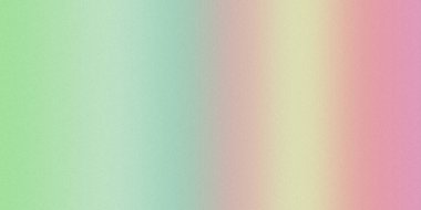 Açık yeşilden maviye yumuşak bir değişim, sonra sarı ve pembeye, ince bir tahıl dokusu ile örtülü..