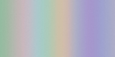 Yumuşak bir pastel gradyan, kumlu bir dokuya sahip, soluk yeşil, mavi, pembe, mor ve şeftali rengi sergiliyor..