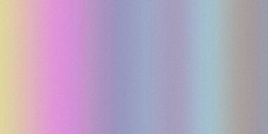 Yumuşak bir pastel gradyan pembe, mor, mavi ve sarı renkleri ince bir tahıl dokusuyla harmanlayarak, parlak ve rüya gibi soyut bir arkaplan oluşturur..
