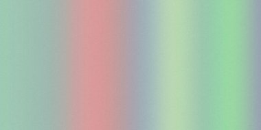 Yumuşak bir pastel gradyan, dikey yeşil, pembe ve mavi şeritlerle ince bir tahıl dokusu ile örtülmüş..