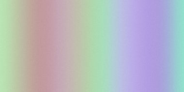 Yumuşak bir pastel gradyan açık yeşil, pembe ve mor renkleri görüntüde ince bir tahıl dokusuyla harmanlar..