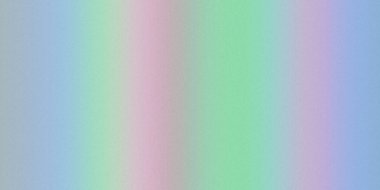 Mavi, yeşil, pembe ve mor renkli dikey şeritleri olan yumuşak bir pastel gradyan..