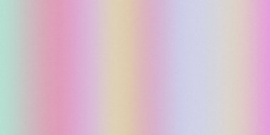 Yumuşak bir pastel gradyan nane yeşili, pembe, sarı ve lavanta renklerini ince bir hububat dokusuyla harmanlar..