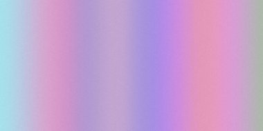 Yumuşak, pastel bir gradyan deniz mavisi, pembe, mor ve şeftali tonlarını ince bir tahıl dokusuyla harmanlıyor..