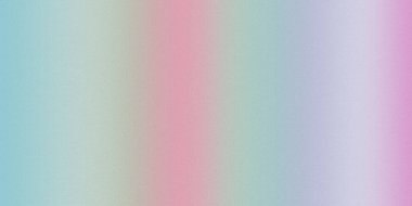 Yumuşak bir pastel değişim mavi, yeşil, pembe ve mor renkler arasında ince bir tahıl dokusu ile örtüşür.