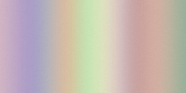 Mor, bej, yeşil ve pembeden oluşan dikey renk şeritleri ve belirgin tahıl dokusuna sahip yumuşak bir pastel gradyan..