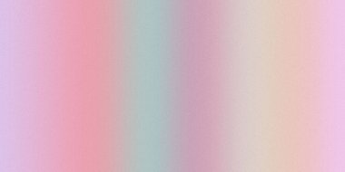 Yumuşak bir pastel gradyan pembe, lavanta, nane yeşili ve ince bir tahıl dokusuna sahip sarı tonlara sahiptir..