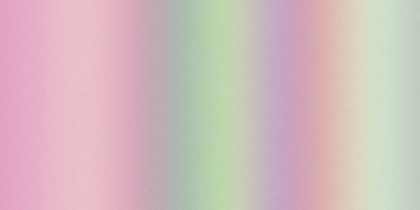 Pembeden yeşile, mora ve turuncuya yumuşak bir pastel eğilim ve ince bir tahıl dokusu..