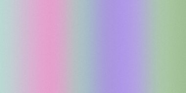 Yumuşak bir pastel gradyan pembe, açık mavi, mor ve yeşil ile ince bir tahıl dokusunu harmanlar. Net detaylar ve canlı renkler görsel cazibeyi artırır.