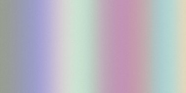 Açık mavi, mor, pembe ve soluk yeşil şeritli dikey bir pastel gradyan. Görüntü boyunca ince bir tahıl dokusu görünür..
