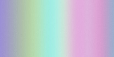 Pembe, yeşil, mavi ve pembe arasında pürüzsüz bir geçiş gösteren canlı bir pastel gradyan, ince bir tanecikli dokuya sahip..