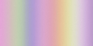 Canlı bir pastel gökkuşağı gradyanı pembe ve mor renkten ince bir kumlu dokuya sahip sarı ve beyaza karışıyor..