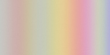 Dikey pembe, sarı, şeftali ve mor şeritli, ince bir tahıl dokusuyla kaplanmış sıcak bir pastel gradyan..