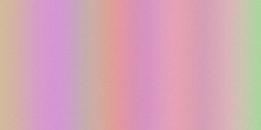 Sıcak bir pastel gradyan pembe, mor ve yeşil renkleri yumuşak tahıl dokusuyla harmanlar. Net detaylar ve canlı renkler görsel cazibeyi artırır.