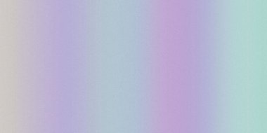 Yumuşak bir pastel gradyan mor, açık mavi ve yeşil renkleri nazik ve dağınık bir efekt için ince bir hububat dokusuyla harmanlar..