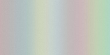 Yumuşak bir pastel gradyan, açık yeşil, sarı, pembe ve mavi renkleri ince bir tahıl dokusuyla harmanlayarak, nazik ve dağınık bir görsel yaratıyor..
