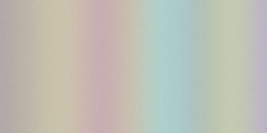 Dikey sarı, pembe, mavi ve mor şeritli yumuşak bir pastel gradyan, ince bir tahıl dokusu içerir..