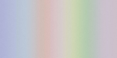 Yumuşak bir gradyan mavi, pembe ve yeşilin tonlarını ince bir tahıl dokusuyla harmanlayarak rüya gibi, dağınık bir arkaplan oluşturur..