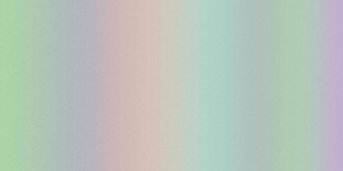 Dikey açık yeşil, pembe ve mor şeritli yumuşak bir pastel gradyan, ince bir tahıl dokusu içerir..