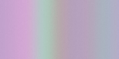 Solda pembe ve mordan yeşil ve sağda açık mor renge yumuşak bir renk değişimi ve ince bir tahıl dokusu var..